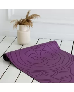 Коврик для йоги — Om Purple